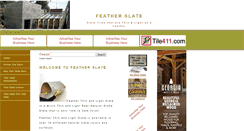 Desktop Screenshot of featherslate.com